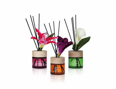 Floral Style Color Glass Diffuser