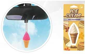 HF16 Ice Cream Scented Polymer Vent Clip